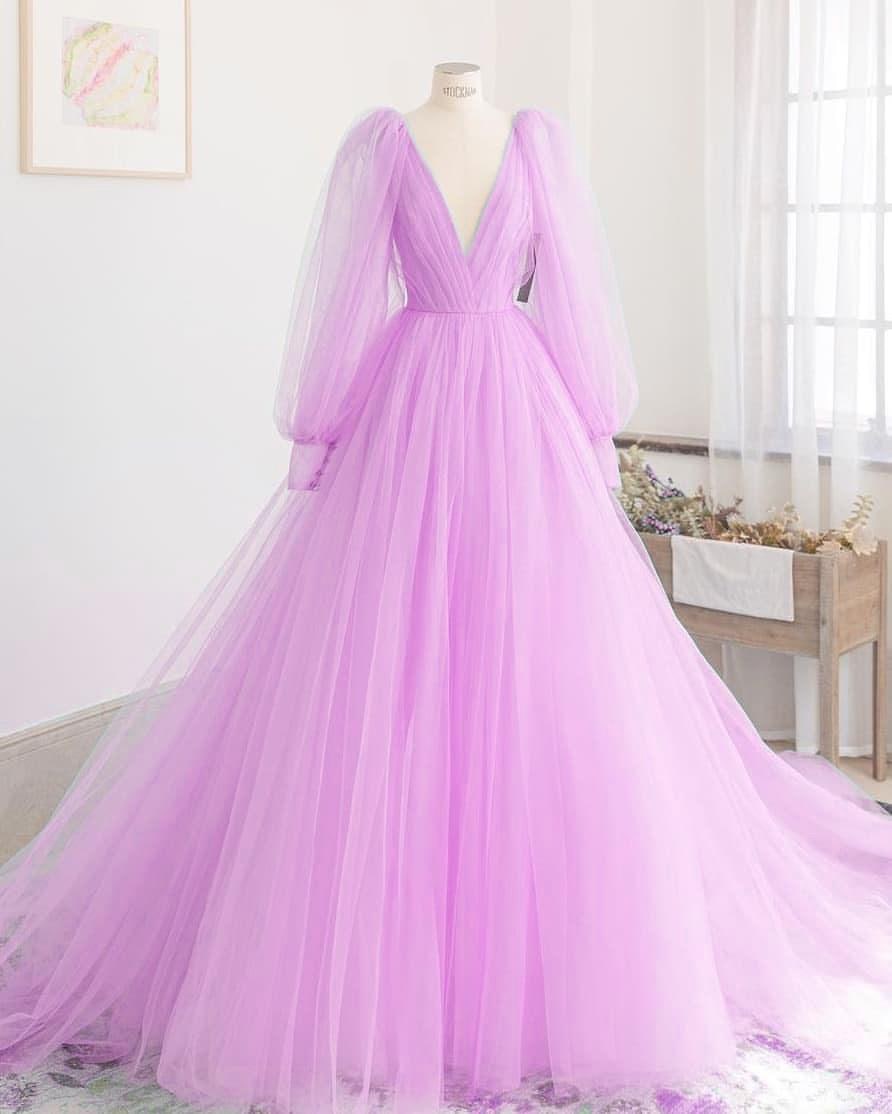 Best Designer Purple Gown Soft Net Designs